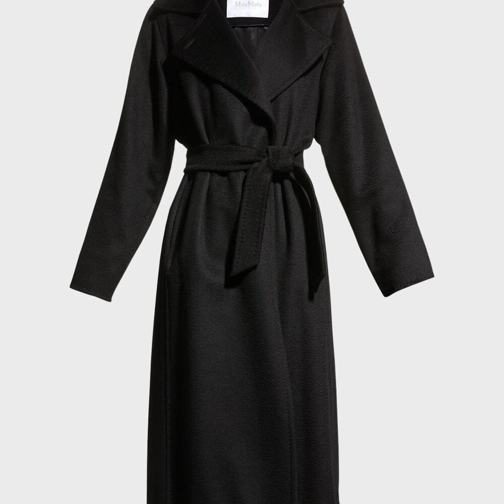 MaxMara Manuela Belted Camel Hair Coat, NEW, NWT